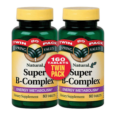 Spring Valley Natural Super B-Complex Tablets