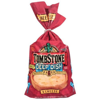 TOMBSTONE Deep Dish Cheese Pizza, 6.2 oz, 6 count