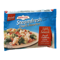 Birds Eye Steamfresh Chef's Favorites Lightly Sauced Broccoli, Cauliflower, Carrots With Cheese Sauce