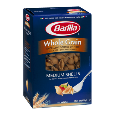 Barilla Pasta Whole Grain Medium Shells