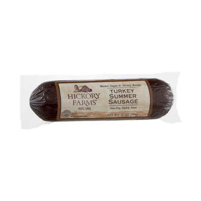 Hickory Farms Brown Sugar & Honey Recipe Turkey Summer Sausage