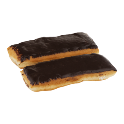 Palermo Bakery French Cream Filled Choco. Iced Long Johns - 2 CT