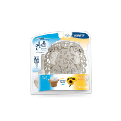 Glade Plug Ins Lasting Impressions Scented Oil Warmer - Clean Linen and Sunny Days