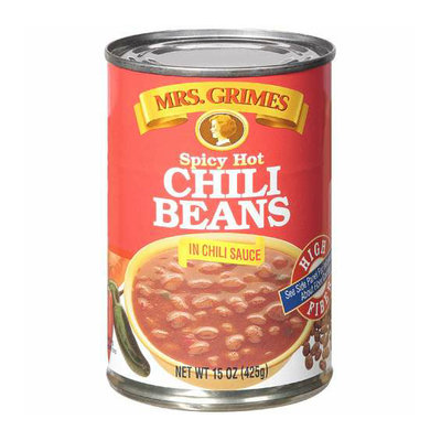 Mrs. Grimes Spicy Hot Chili Beans In Chili Sauce