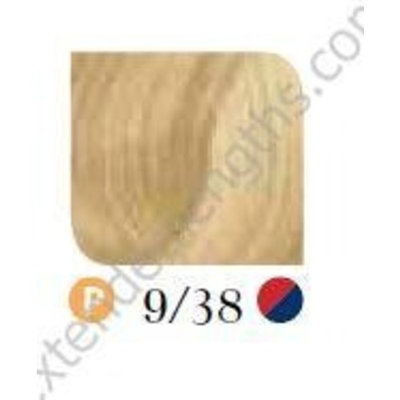 Wella Koleston Perfect Permanent Creme Haircolor 1:1 9/38 Very Light Blonde/Gold Pearl