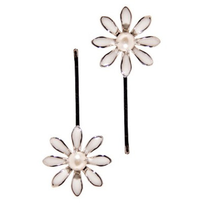 Gimme Couture Pearl Hair Clip - White
