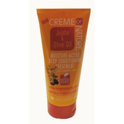 Creme of Nature Jojoba & Olive Oil Moisture-Active Deep Conditioning Treatment: 6.76 OZ