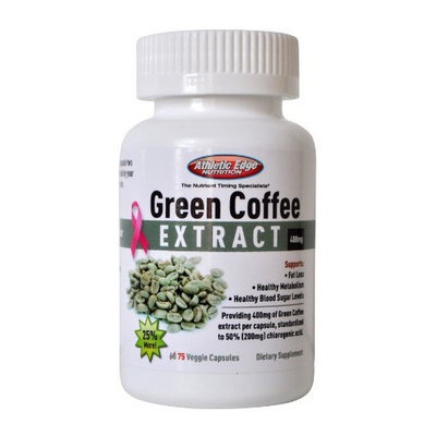 SteelEdge Athletic Edge Nutrition Green Coffee Extract, 75 Count