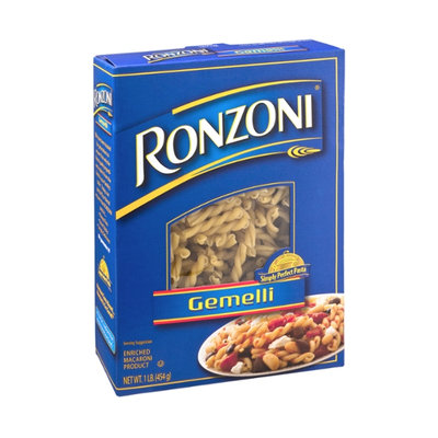 Ronzoni Enriched Macaroni Product Gemelli