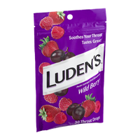 Luden's Throat Drops Wild Berry - 30 CT