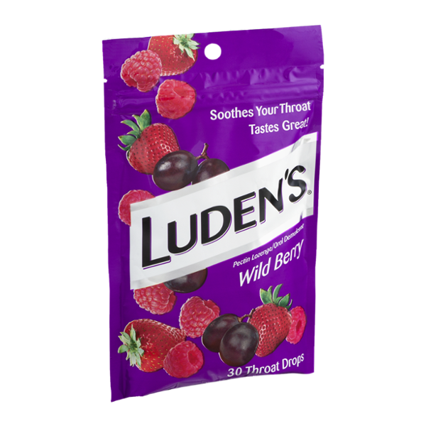 Luden's Throat Drops Wild Berry 30 CT Reviews 2019