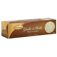 Roland Garlic & Herbs Water Crackers, 4.4 oz, (Pack of 12)