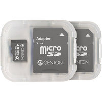 CENTON Centon MP Essential 4GB Class 4 microSDHC Card, 2pk