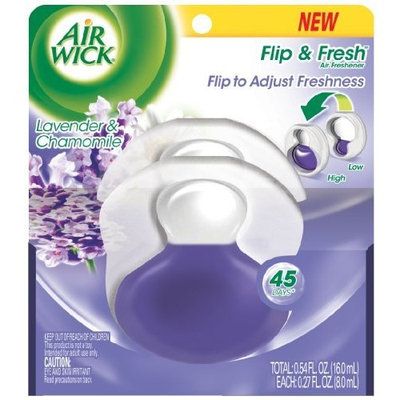Air Wick Flip and Fresh Lavender and Chamomile, 0.25 Ounce (Pack of 2)