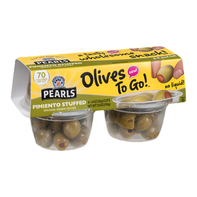 Pearls Pimiento Stuffed Spanish Green Olives - 4 CT
