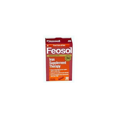Feosol Iron 45 Mg Supplement Therapy with Carbonyl Iron - 60 Caplets