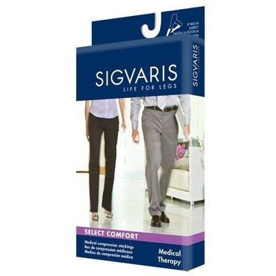 Sigvaris LL860 Select Comfort Series 30-40 mmHg Open Toe Unisex Thigh High Sock Size: M1