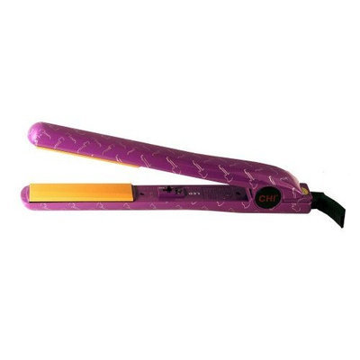 Farouk CHI Limited Edition Guitar Collection Ceramic Flat Iron with Bag, 1 inch, Purple