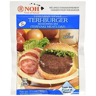 Noh Foods Of Hawaii NOH Hawaiian Style Teri-Burger, 1.5-Ounce Packet, (Pack of 12)