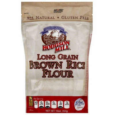 Hodgson Mill Long Grain Brown Rice Flour, 16 oz, (Pack of 6)