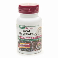 Nature's Plus Acai Resveratrol 60 mg / 62.5 mg Polyphenols Extended Release