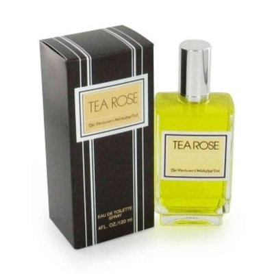 Perfumers Workshop Tea Rose Eau de Toilette Spray for Women, 4.0 Fluid Ounce