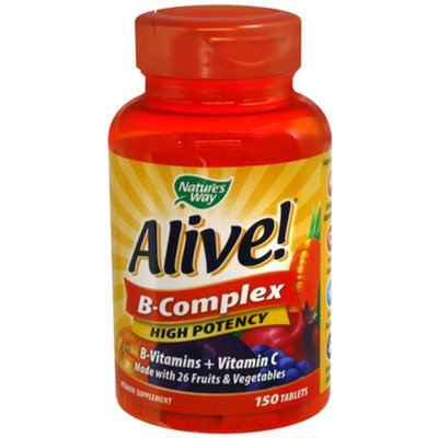 Nature's Way Alive! Max B-Complex, High Potency, Tablets