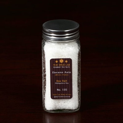 Gourmet Salt Company The Spice Lab Philippine White, (White Flake), Sea Salt, Philippines Sea