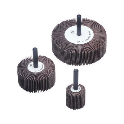 CGW Abrasives Flap Wheels - 3x1x1/4-20 alum oxide 60grit flap wheel