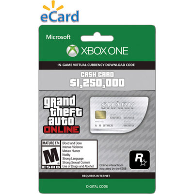 Microsoft Xbox One GTA Online Great White Shark Cash $19.99 (Email Delivery)