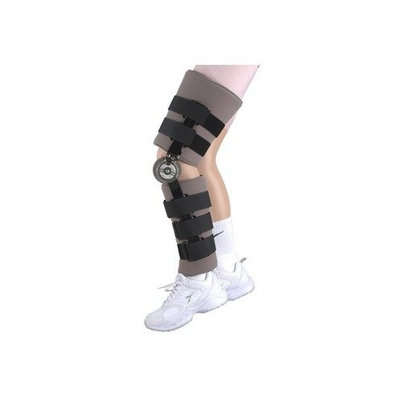 Elite Orthopaedics Post Operative Range of Motion Knee Brace Size: Short