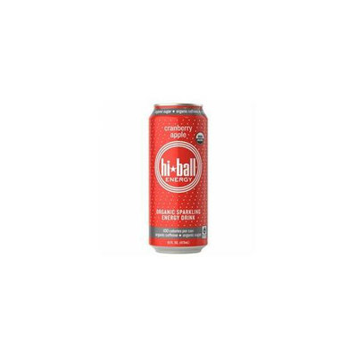 Hiball Energy Drink Organic - Cranberry Apple - 12 per Case