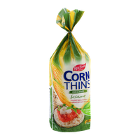 Real Foods Corn Thins Organic Sesame - 25 CT