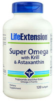 Life Extension Super Omega with Krill & Astaxanthin 120 Softgels