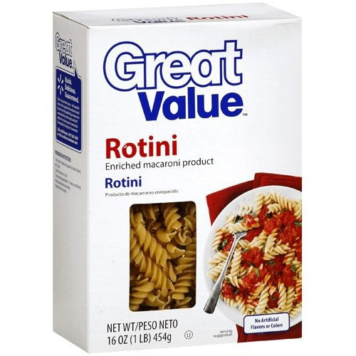 Great Value Rotini Pasta, 16 oz Reviews 2019