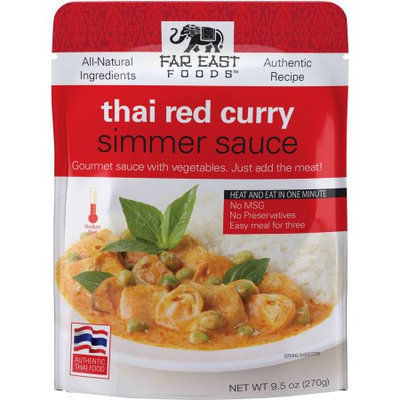 Far East Foods Thai Red Curry Simmer Sauce, 9.5 oz