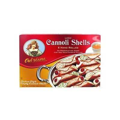Adriana Large Cannoli Shells - 6 pack