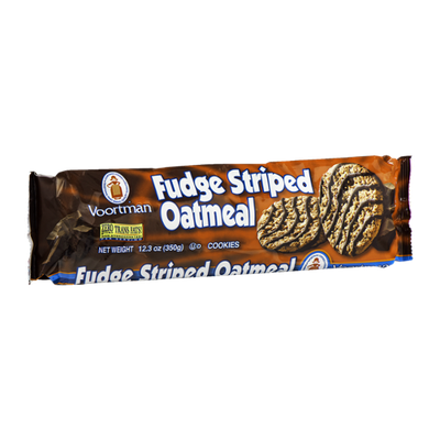 Voortman Fudge Striped Oatmeal Cookies