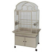 A&e Cage A and E Medium Fan Top Bird Cage Sand