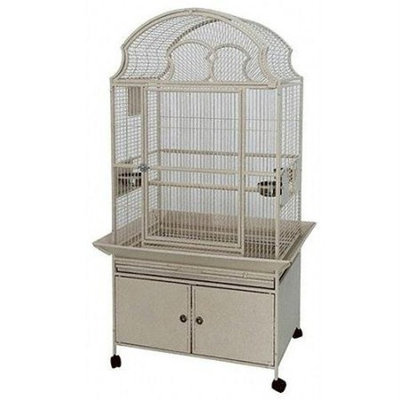 A&e Cage A and E Medium Fan Top Bird Cage Sand