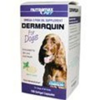 Nylabone Dermaquin for Dogs, 100 Softgel Caps