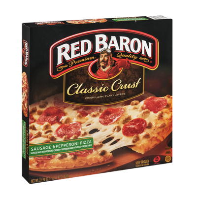 Red Baron Classic Crust Sausage & Pepperoni Pizza