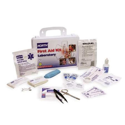 NORTH BY HONEYWELL 019750-0034L First Aid Kit, Unitized, White,25 People