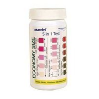 Mardel 5-in-1 Test Strips (Freshwater/Saltwater), 100-Count