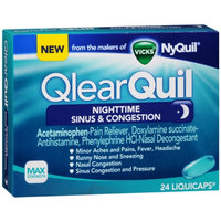 QlearQuil™ Nighttime Sinus & Congestion Relief LiquiCaps™