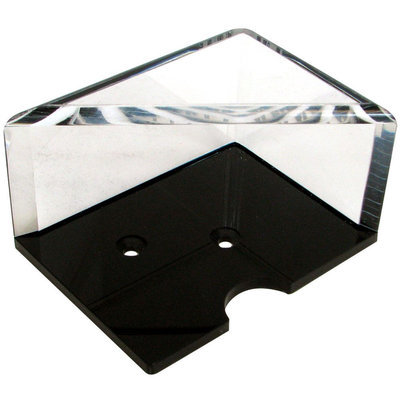 Trademark Global Games Trademark Global 2 Deck Professional Grade Acrylic Discard Holder with Top