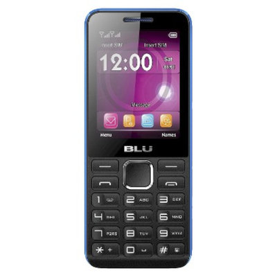 Blu Tank II T192 Unlocked Cell Phone for GSM Compatible - Black/Blue