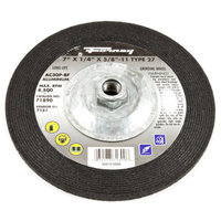 Forney 71890 Grinding Wheel with 5/8-Inch-11 Threaded Arbor Aluminum Type 27 AC46 7-Inch-by-1/4-Inch