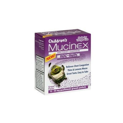 Reckitt Benckiser Mucinex Kids Chest Congestion Expectorant, Mini-Melts - 12 ea
