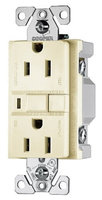 Cooper Wiring Devices Devices VGF15LA-M 15-Amp 125-volt Specification Grade Duplex GFCI, Light Almond